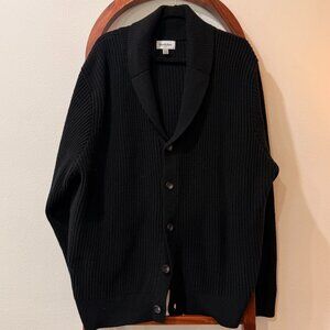 Men's Shawl Collared Cardigan - Goodfellow & Co™ Black XXL